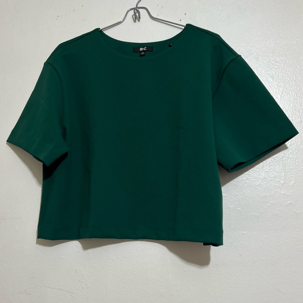UNIQLO Green Boxy Top
